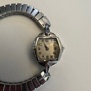 Vintage Gruen Precision Automatic Watch 10K White Gold